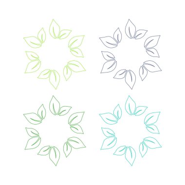 Eko Biyoloji Ürün İmza Sembol Logo Vektörü