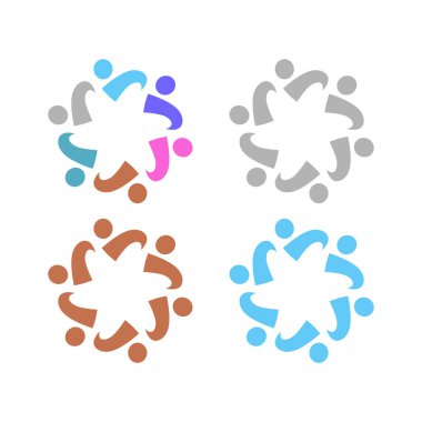 Birlikte Çalışan İnsanlar Birlik Takım Çalışması