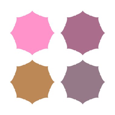 Düğün Stili Romantizm Süsleme Etiketleri Koleksiyonu