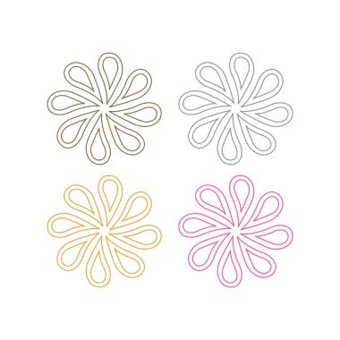 Ayurveda Spa Masaj Tatil Köyü Sembol Logo Vektörü