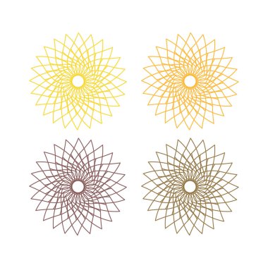 Ayurveda Spa Masaj Tatil Köyü Sembol Logo Vektörü