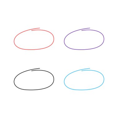 COLORFUL ÇIKLARI BÖLGESİ ELEMENTLER VECTOR