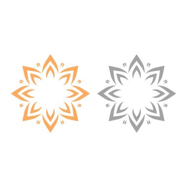 Ayurveda Spa Masaj Tatil Köyü Sembol Logo Vektörü