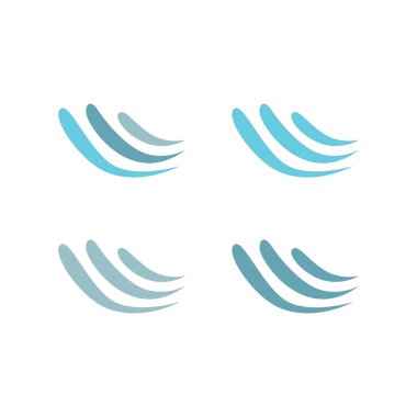 Su Sıçratma İşareti Sembol Logo Vektörü