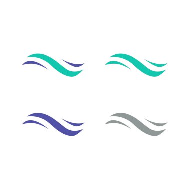 Su Sıçratma İşareti Sembol Logo Vektörü