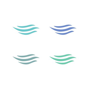 Su Sıçratma İşareti Sembol Logo Vektörü