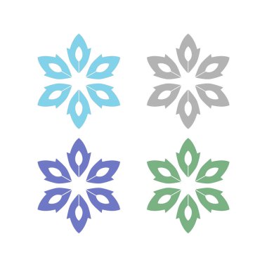 Ayurveda Spa Masaj Tatil Köyü Sembol Logo Vektörü