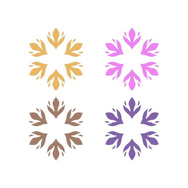 Ayurveda Spa Masaj Tatil Köyü Sembol Logo Vektörü