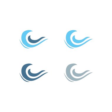 Su Sıçratma İşareti Sembol Logo Vektörü