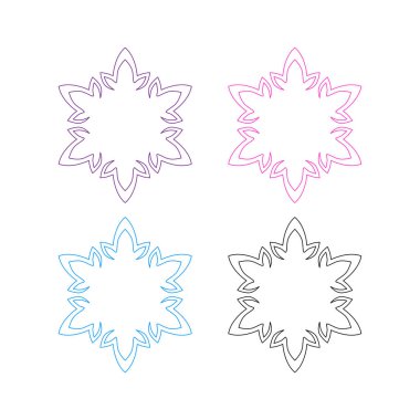 Ayurveda Spa Masaj Tatil Köyü Sembol Logo Vektörü