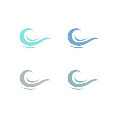 Su Sıçratma İşareti Sembol Logo Vektörü