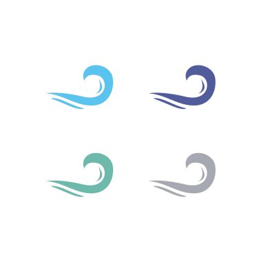 Su Sıçratma İşareti Sembol Logo Vektörü