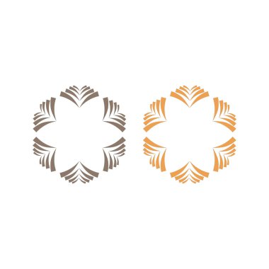 Ayurveda Spa Masaj Tatil Köyü Sembol Logo Vektörü