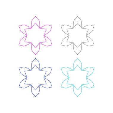 Ayurveda Spa Masaj Tatil Köyü Sembol Logo Vektörü