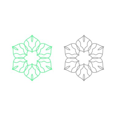 Ayurveda Spa Masaj Tatil Köyü Sembol Logo Vektörü