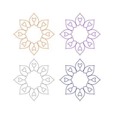 Ayurveda Spa Masaj Tatil Köyü Sembol Logo Vektörü