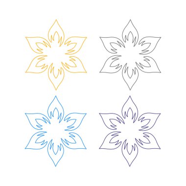 Ayurveda Spa Masaj Tatil Köyü Sembol Logo Vektörü