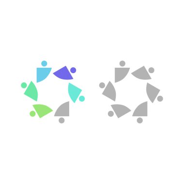 İNSANLAR BAĞLANDI BİRLİK Ekibi İşaret Sembolü Logosu