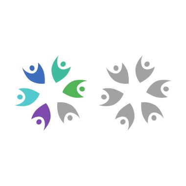 İNSANLAR BAĞLANDI BİRLİK Ekibi İşaret Sembolü Logosu