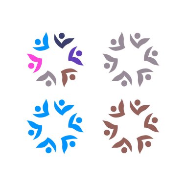 İNSANLAR BAĞLANDI BİRLİK Ekibi İşaret Sembolü Logosu