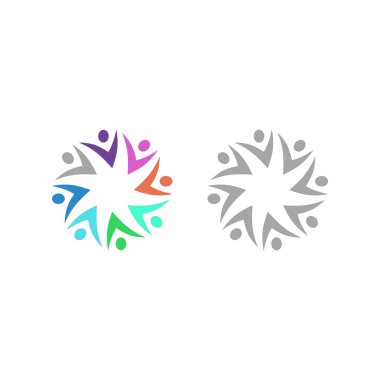 İNSANLAR BAĞLANDI BİRLİK Ekibi İşaret Sembolü Logosu