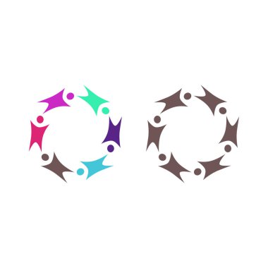 İNSANLAR BAĞLANDI BİRLİK Ekibi İşaret Sembolü Logosu