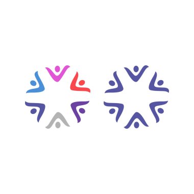 İNSANLAR BAĞLANDI BİRLİK Ekibi İşaret Sembolü Logosu