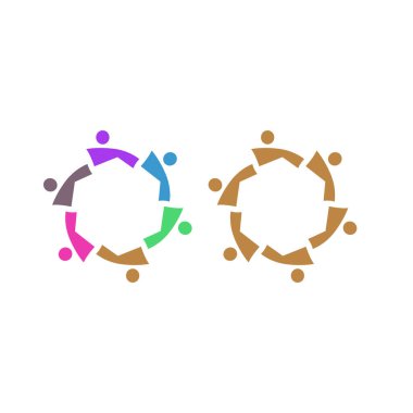 İNSANLAR BAĞLANDI BİRLİK Ekibi İşaret Sembolü Logosu