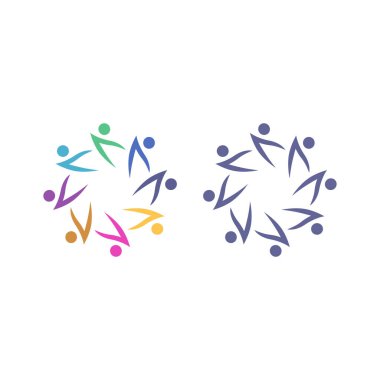 İNSANLAR BAĞLANDI BİRLİK Ekibi İşaret Sembolü Logosu