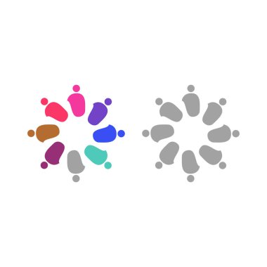 İNSANLAR BAĞLANDI BİRLİK Ekibi İşaret Sembolü Logosu