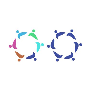 İNSANLAR BAĞLANDI BİRLİK Ekibi İşaret Sembolü Logosu