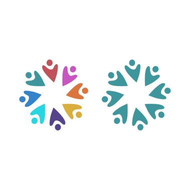 İNSANLAR BAĞLANDI BİRLİK Ekibi İşaret Sembolü Logosu