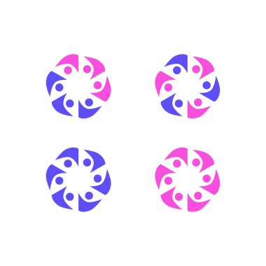 İNSANLAR BAĞLANDI BİRLİK Ekibi İşaret Sembolü Logosu