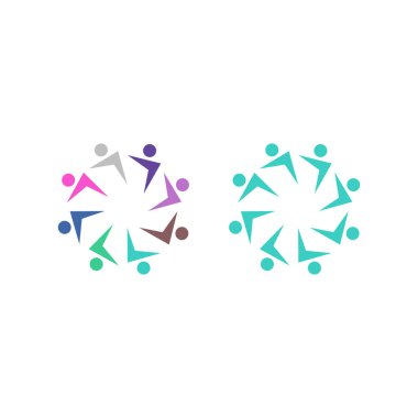 İNSANLAR BAĞLANDI BİRLİK Ekibi İşaret Sembolü Logosu