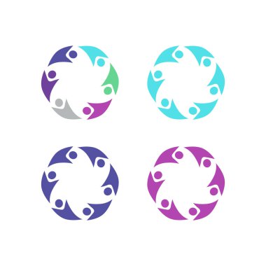 İNSANLAR BAĞLANDI BİRLİK Ekibi İşaret Sembolü Logosu