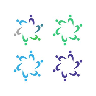 İNSANLAR BAĞLANDI BİRLİK Ekibi İşaret Sembolü Logosu