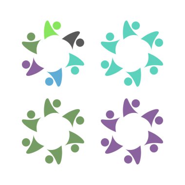 İNSANLAR BAĞLANDI BİRLİK Ekibi İşaret Sembolü Logosu