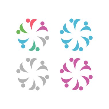 İNSANLAR BAĞLANDI BİRLİK Ekibi İşaret Sembolü Logosu