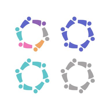 İNSANLAR BAĞLANDI BİRLİK Ekibi İşaret Sembolü Logosu