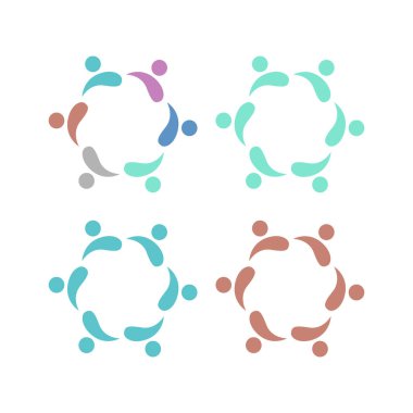 İNSANLAR BAĞLANDI BİRLİK Ekibi İşaret Sembolü Logosu