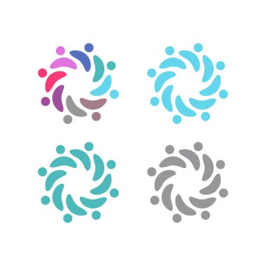 İNSANLAR BAĞLANDI BİRLİK Ekibi İşaret Sembolü Logosu