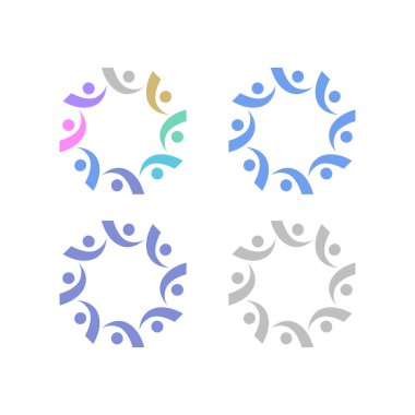 İNSANLAR BAĞLANDI BİRLİK Ekibi İşaret Sembolü Logosu