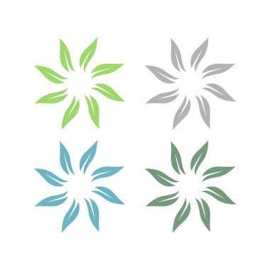 Doğal Yapraklar Eko Ürünleri Sembol Logosunu İmzalar