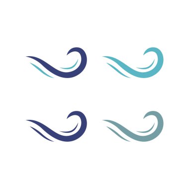 Su Sıçratma İşareti Sembol Logo Vektörü