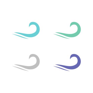 Su Sıçratma İşareti Sembol Logo Vektörü