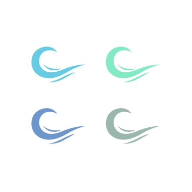 Su Sıçratma İşareti Sembol Logo Vektörü