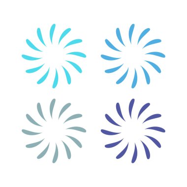 Su Sıçratma İşareti Sembol Logo Vektörü