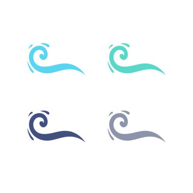 Su Sıçratma İşareti Sembol Logo Vektörü