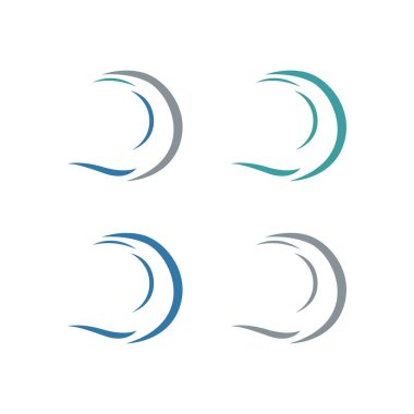 Su Sıçratma İşareti Sembol Logo Vektörü