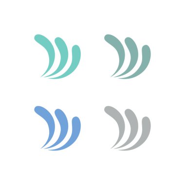 Su Sıçratma İşareti Sembol Logo Vektörü